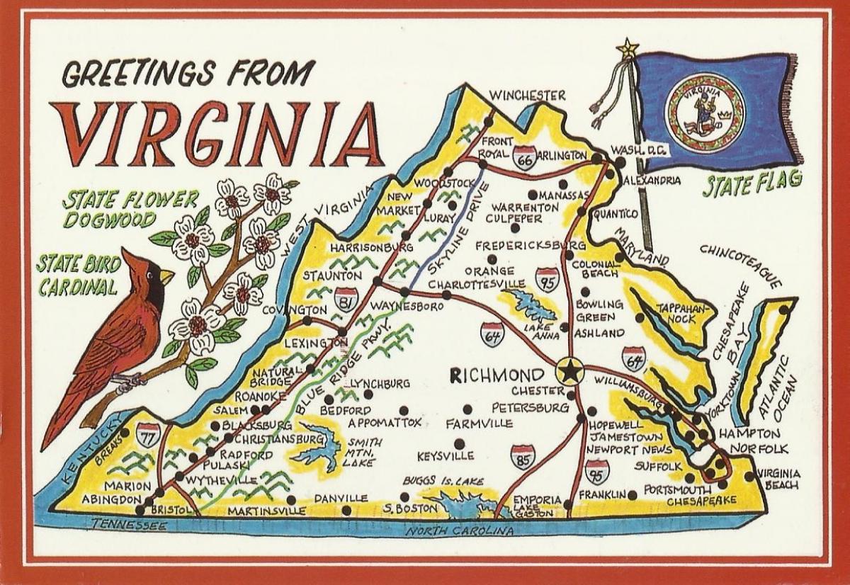 ουάσιγκτον, βιρτζίνια χάρτης