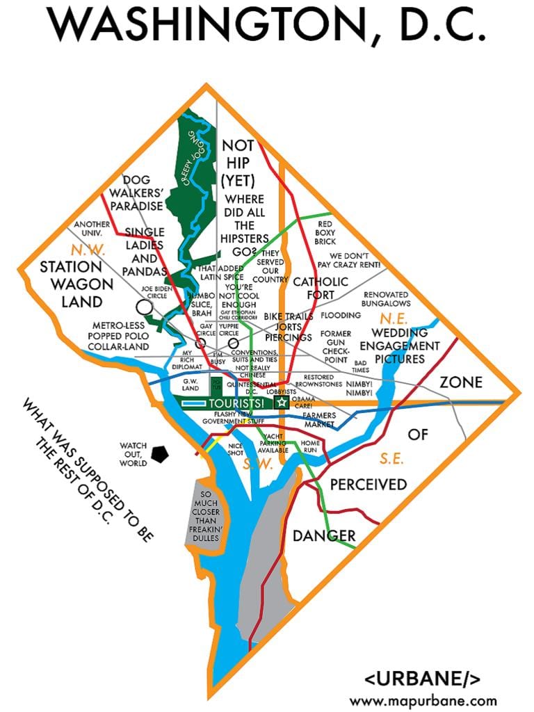 χάρτης καταστήματος washington dc