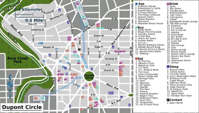 dupont circle dc χάρτης