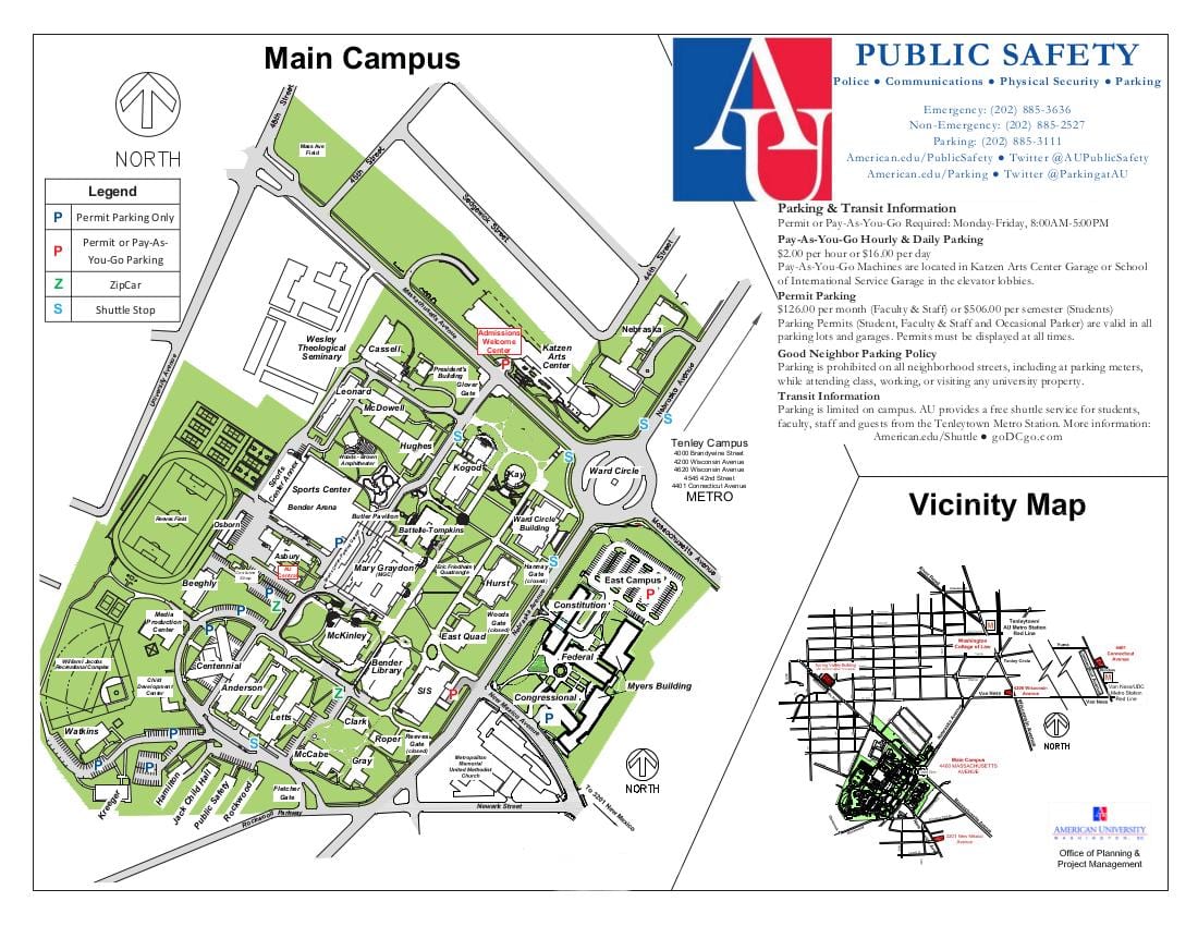 χάρτης της campus αε