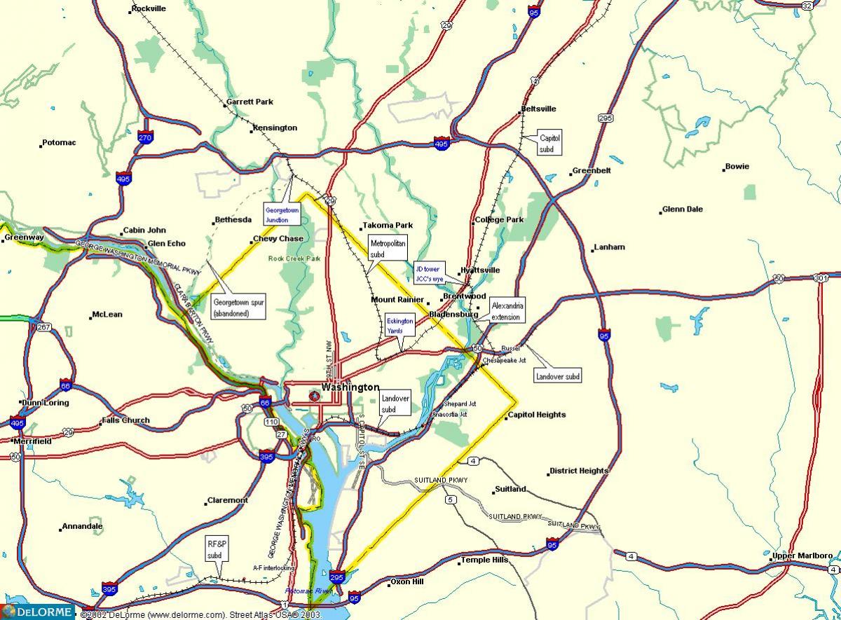dc rail χάρτης