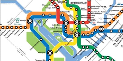 Το νέο dc metro χάρτης