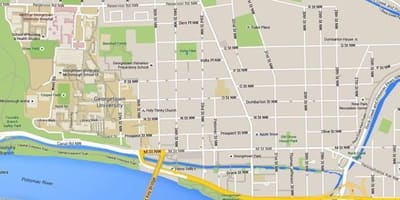 Χάρτης της τζορτζτάουν, ουάσιγκτον