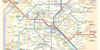 Washington dc metro χάρτης με δρόμους