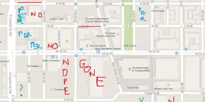 Χάρτης της ουάσιγκτον χάντικαπ στάθμευσης