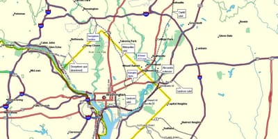 Dc rail χάρτης