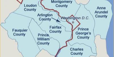 Ουάσιγκτον county εμφάνιση χάρτη